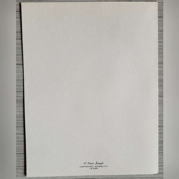 🎅🏼 RARE 1940s Vintage Funny Naughty Christmas Card - Made by A Nova Laugh 🎅🏼 - Picture 2 of 5